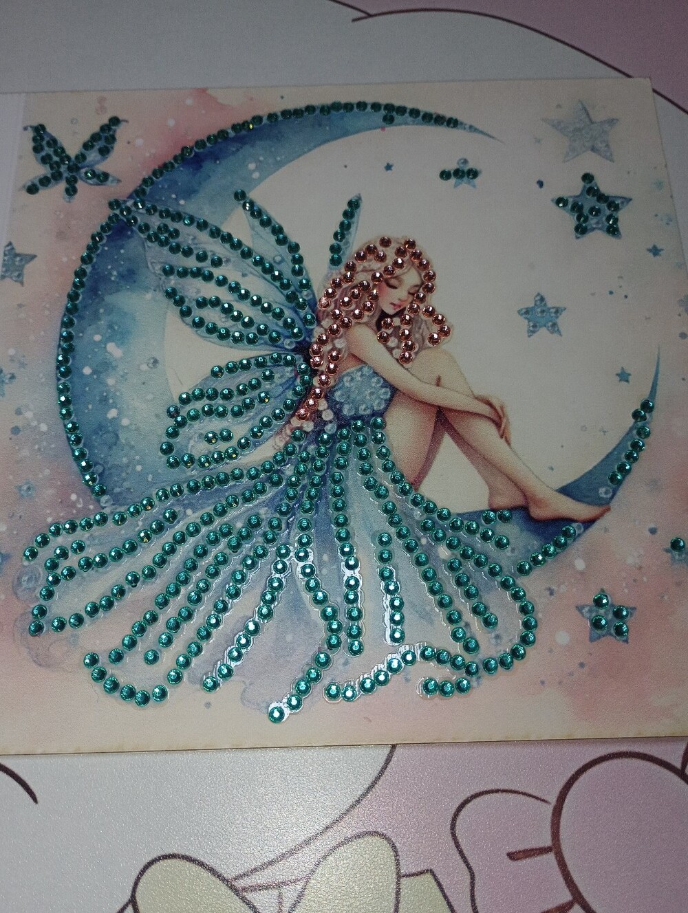 Fairy Moon Card Handmade